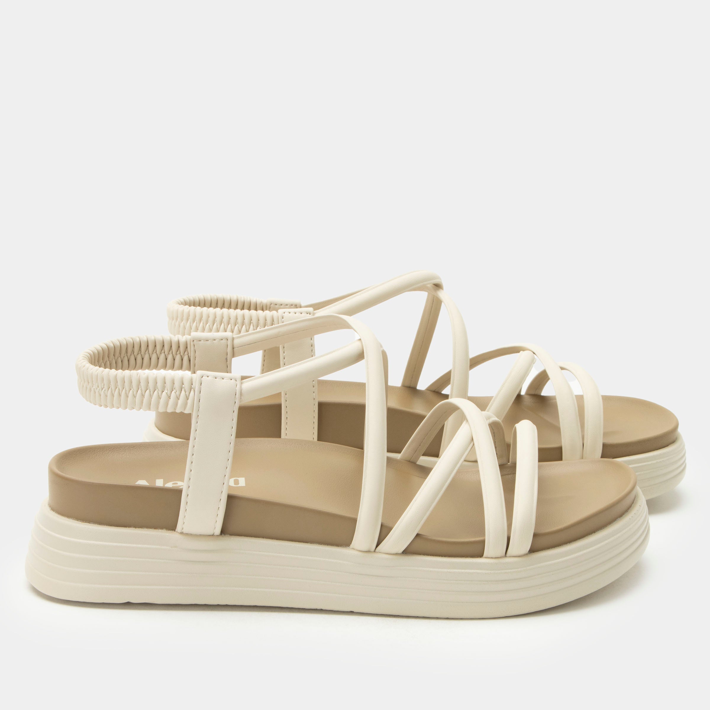 Audie Crème Brulee Sandal - Image 6