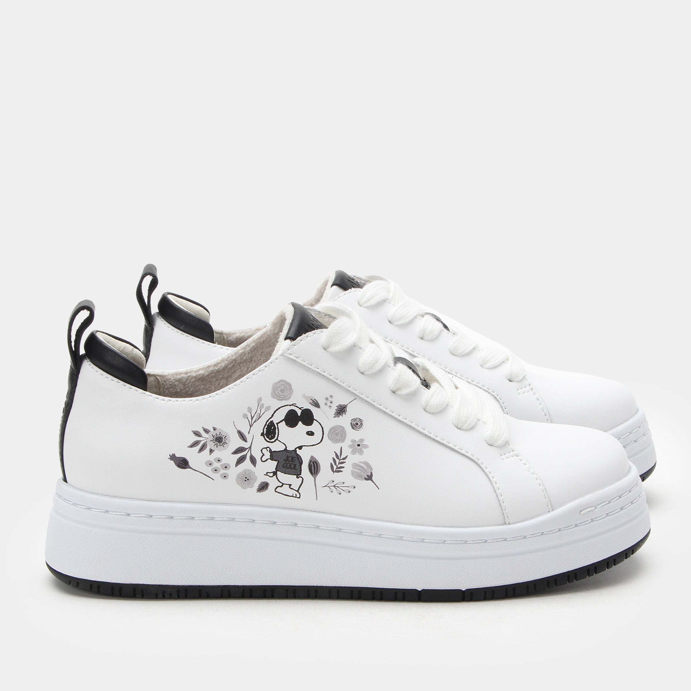 Adysen In Flowers Black/White Shoe - Image 3