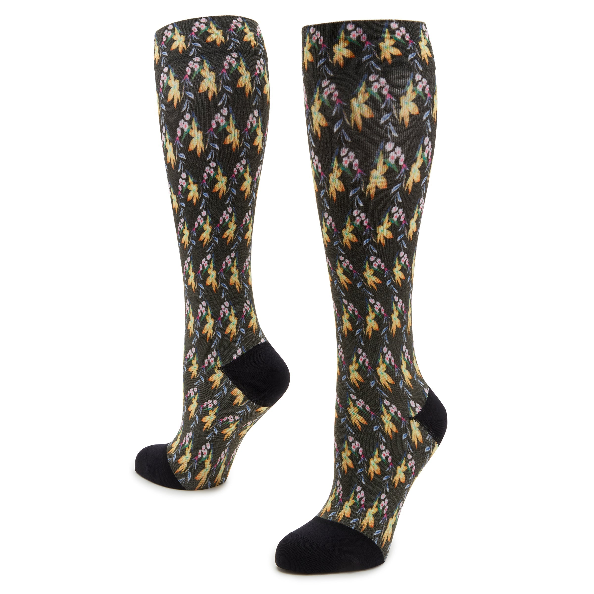 Compression Aloha Black Socks - Image 3