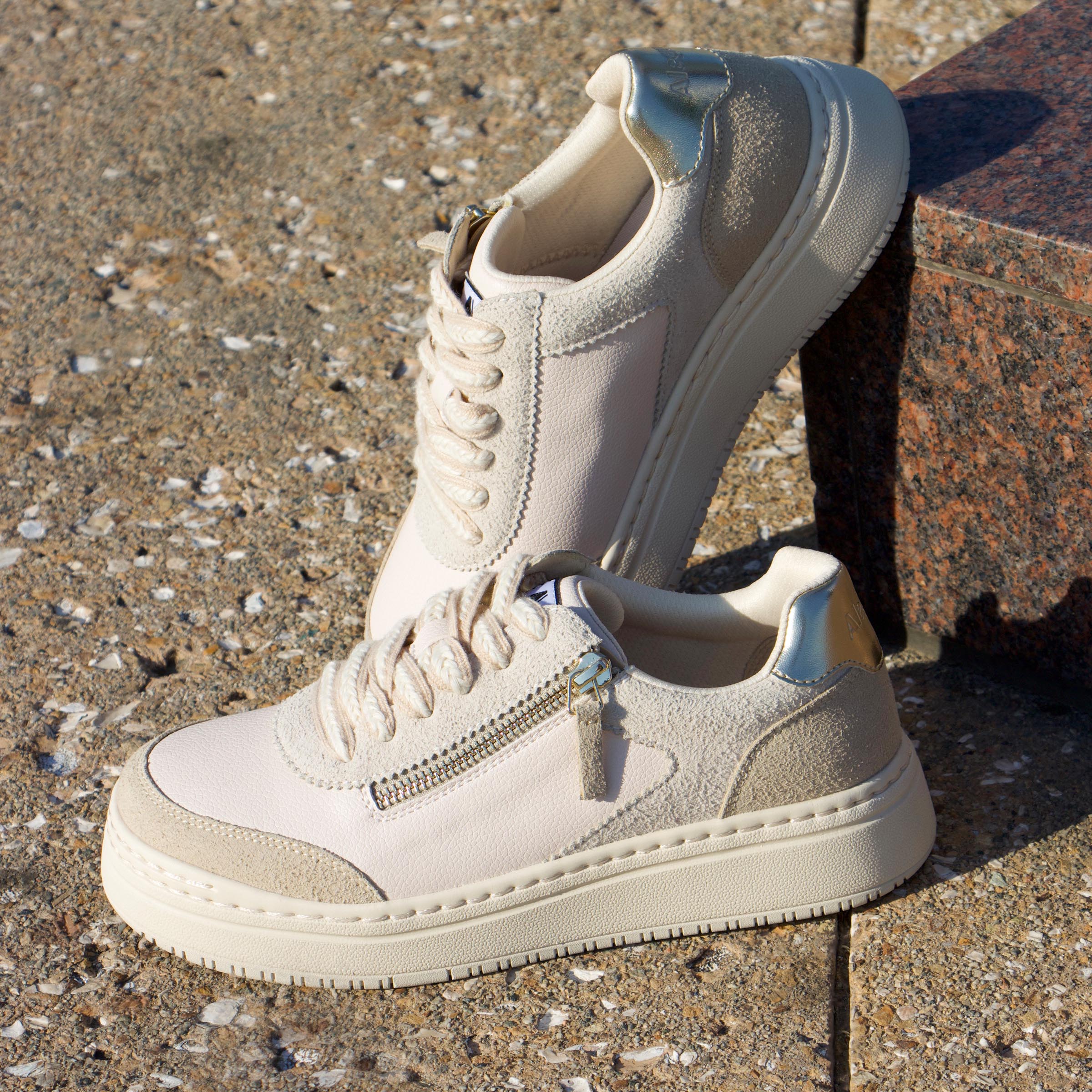 Averie Boho Beige Shoe - Image 2