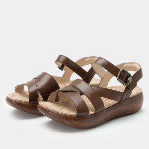 Bianca Walnut Sandal