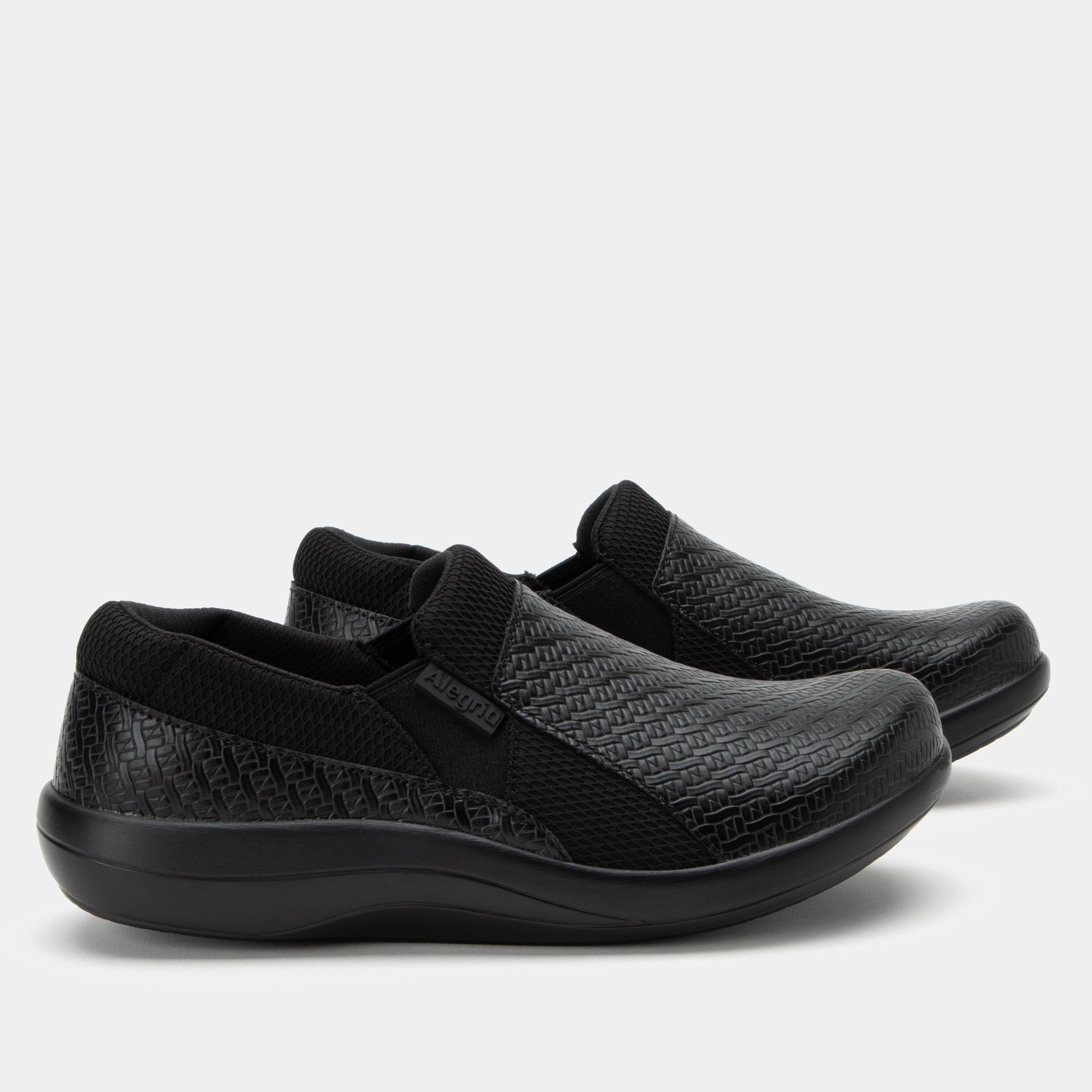 Duette Black Woven Shoe - Image 2