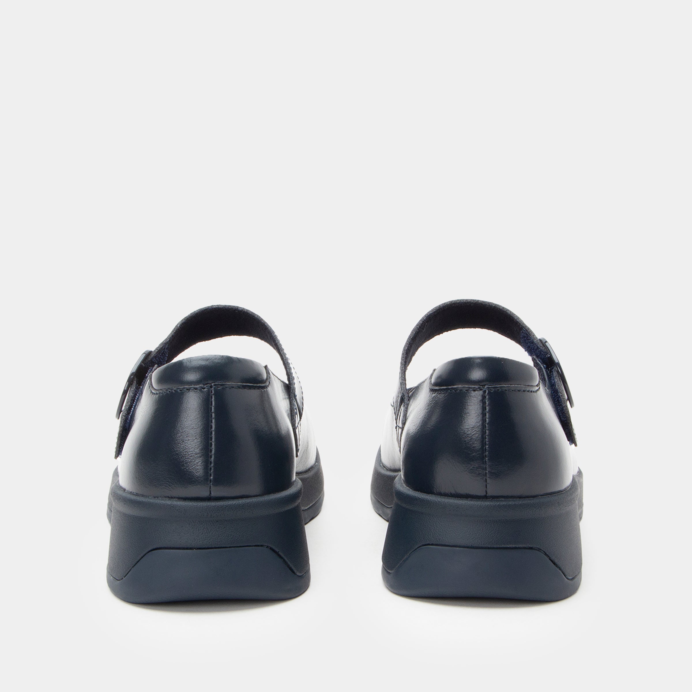 Jazmine Glazed Navy Shoe - Image 4