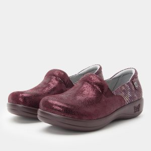 Keli Glimmer Burgundy Shoe