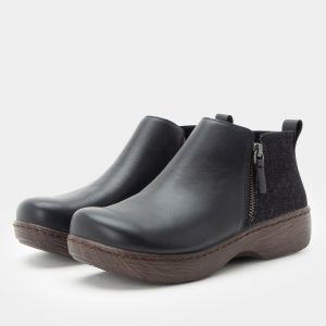 Oaklee Black Denim Boot