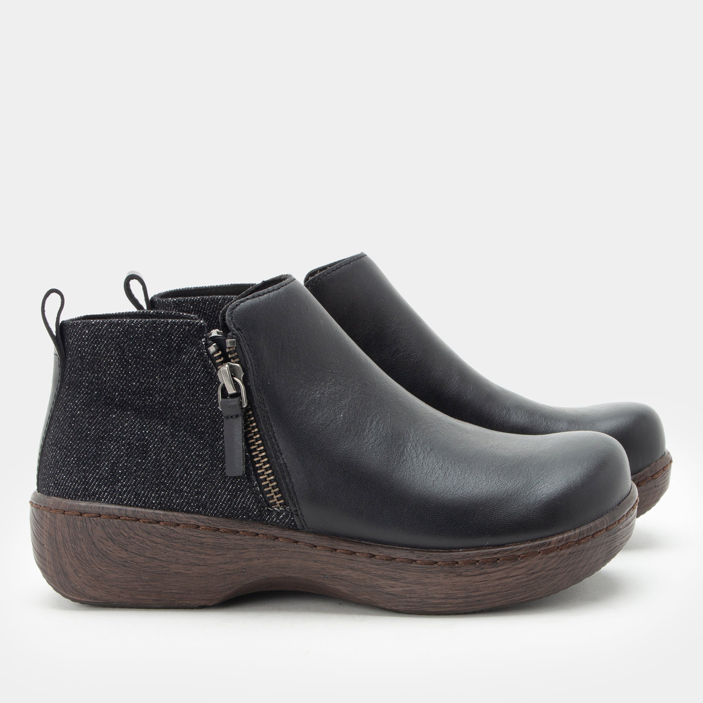 Oaklee Black Denim Boot - Image 3