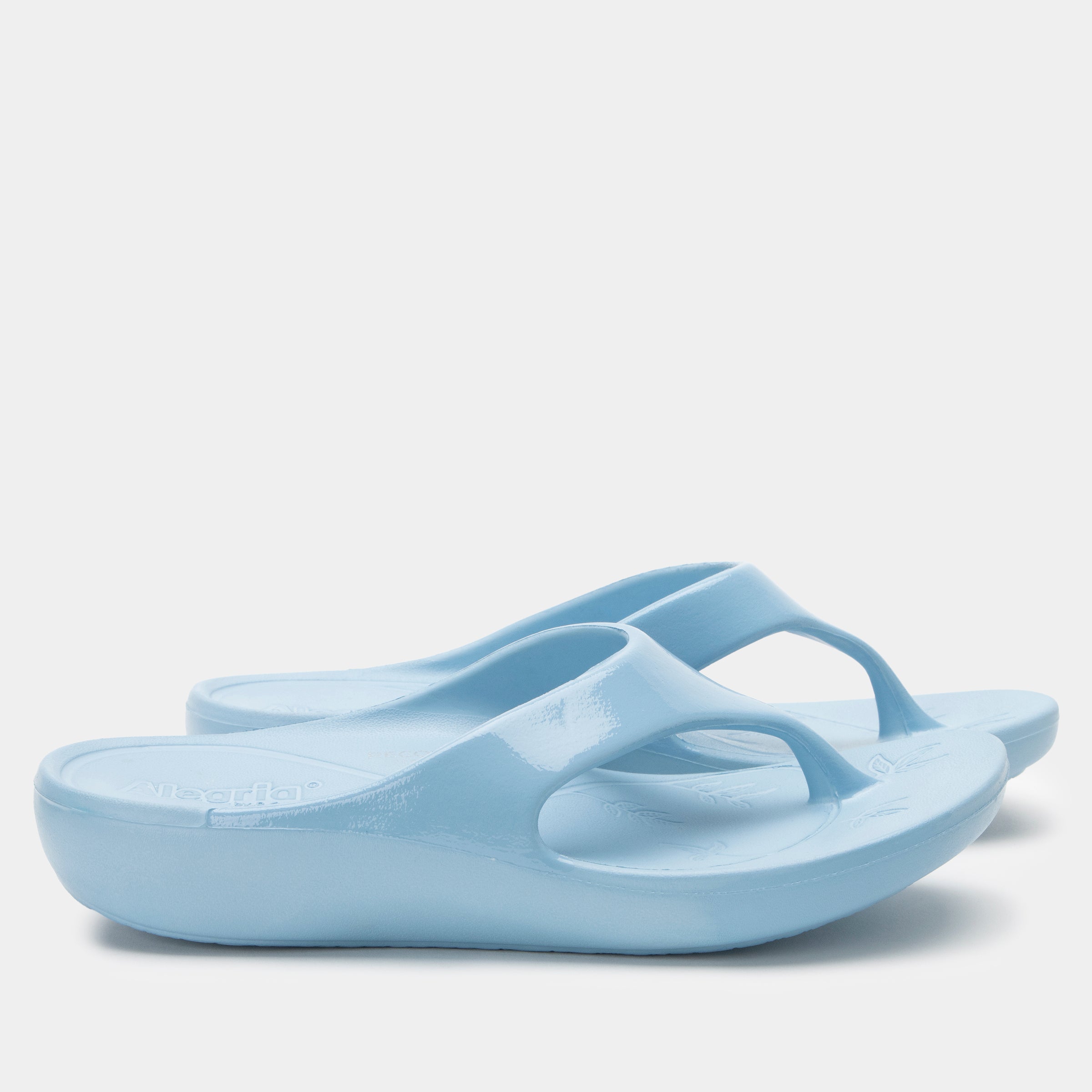 Ode Dusty Blue Gloss Sandal - Image 3