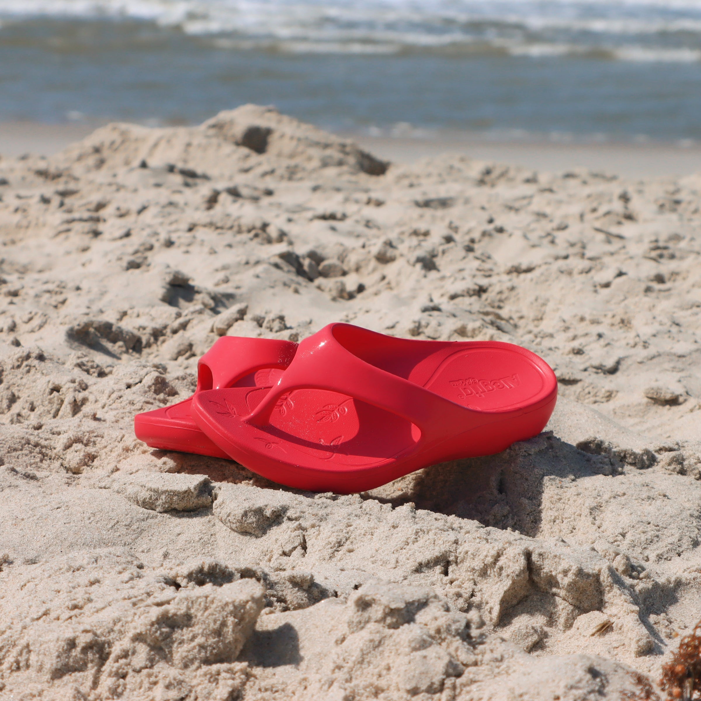 Ode Red Gloss Sandal - Image 2
