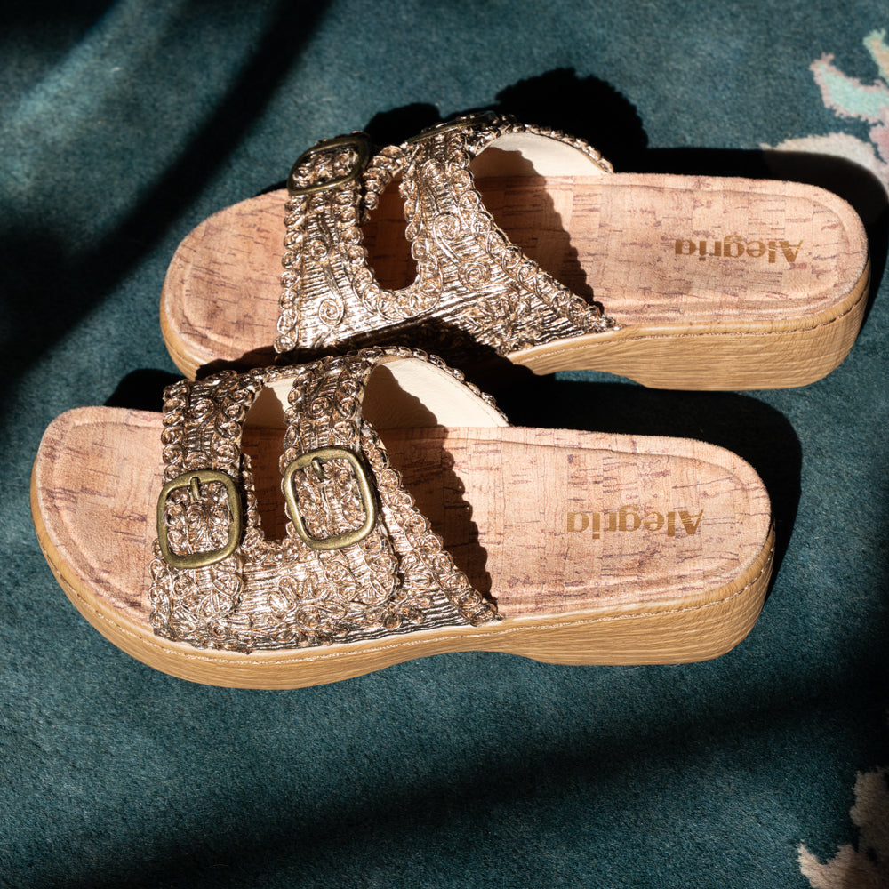 Oona Fancy Gold Sandal - Image 2