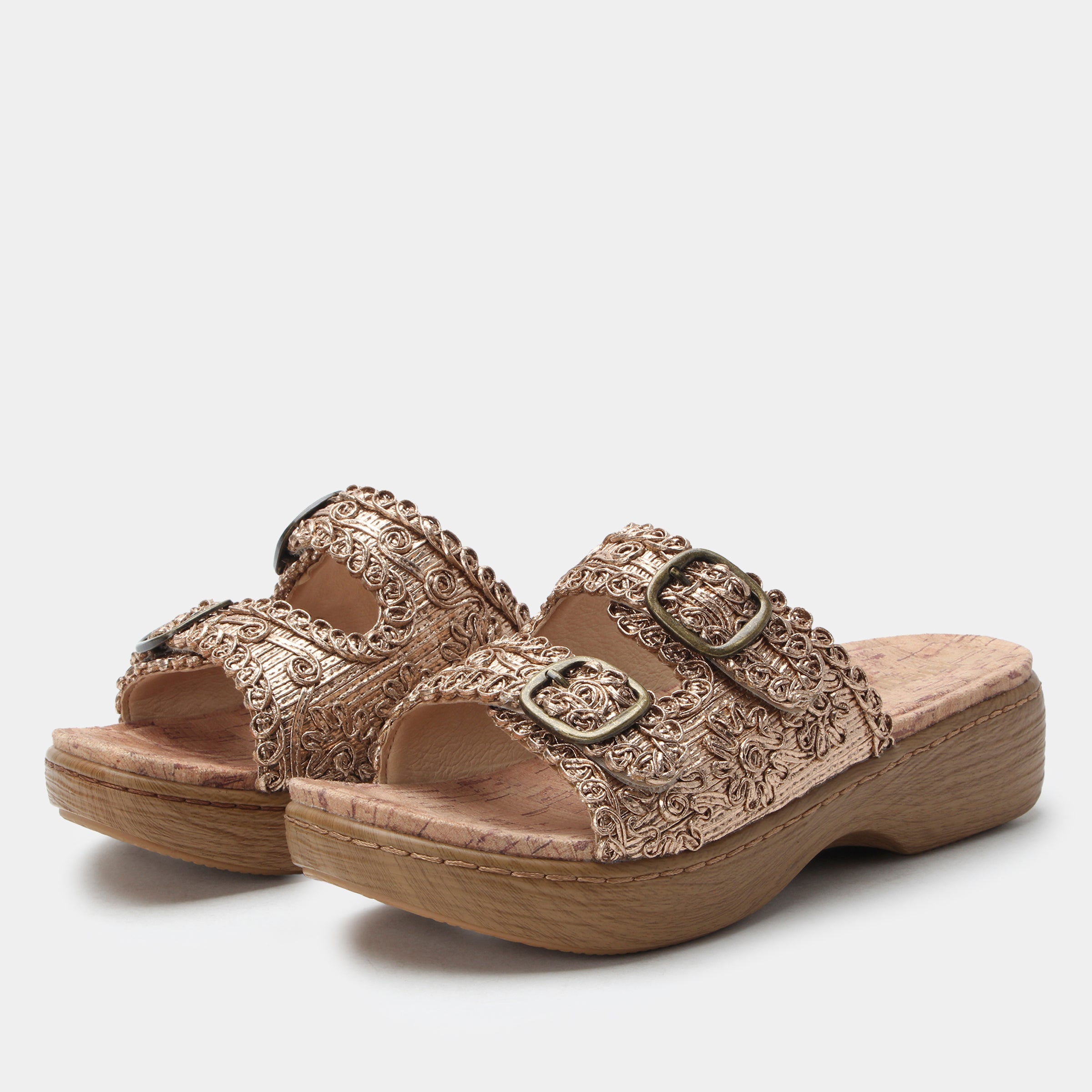 Oona Fancy Gold Sandal