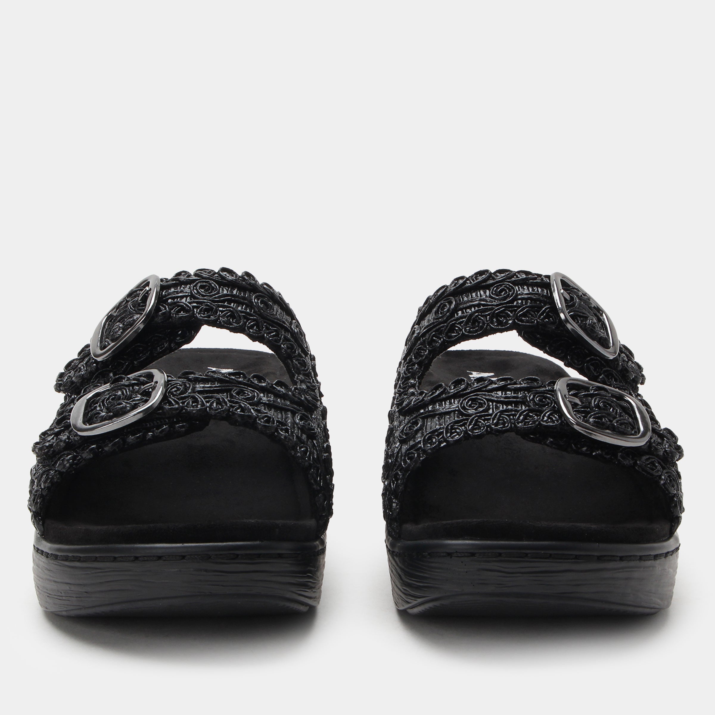 Oona Fancy Black Sandal - Image 6
