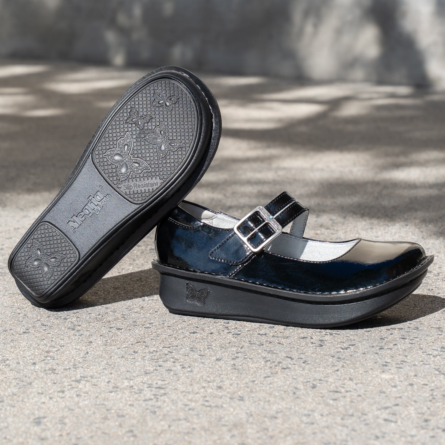 Paloma Black Crinkle Mary Jane - Image 2