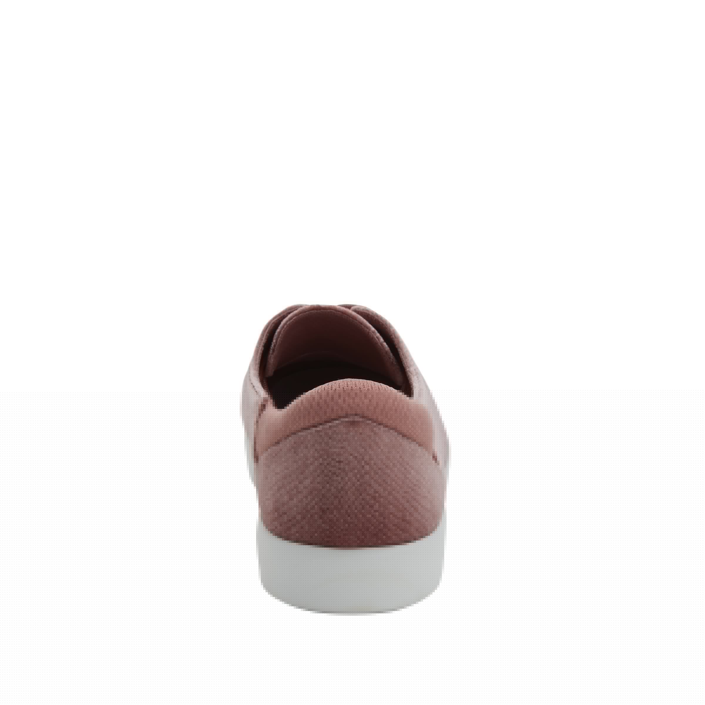 Poly Blush Velvet Snake Shoe - Image 4