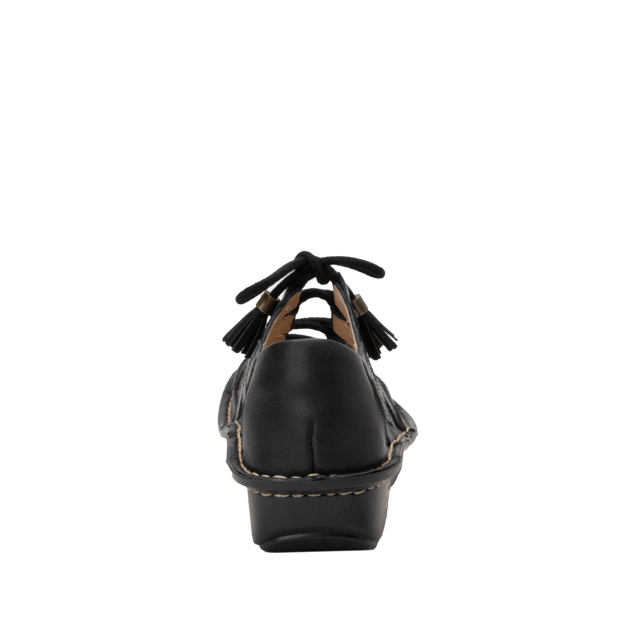 Valerie Black Burnish Sandal - Image 4