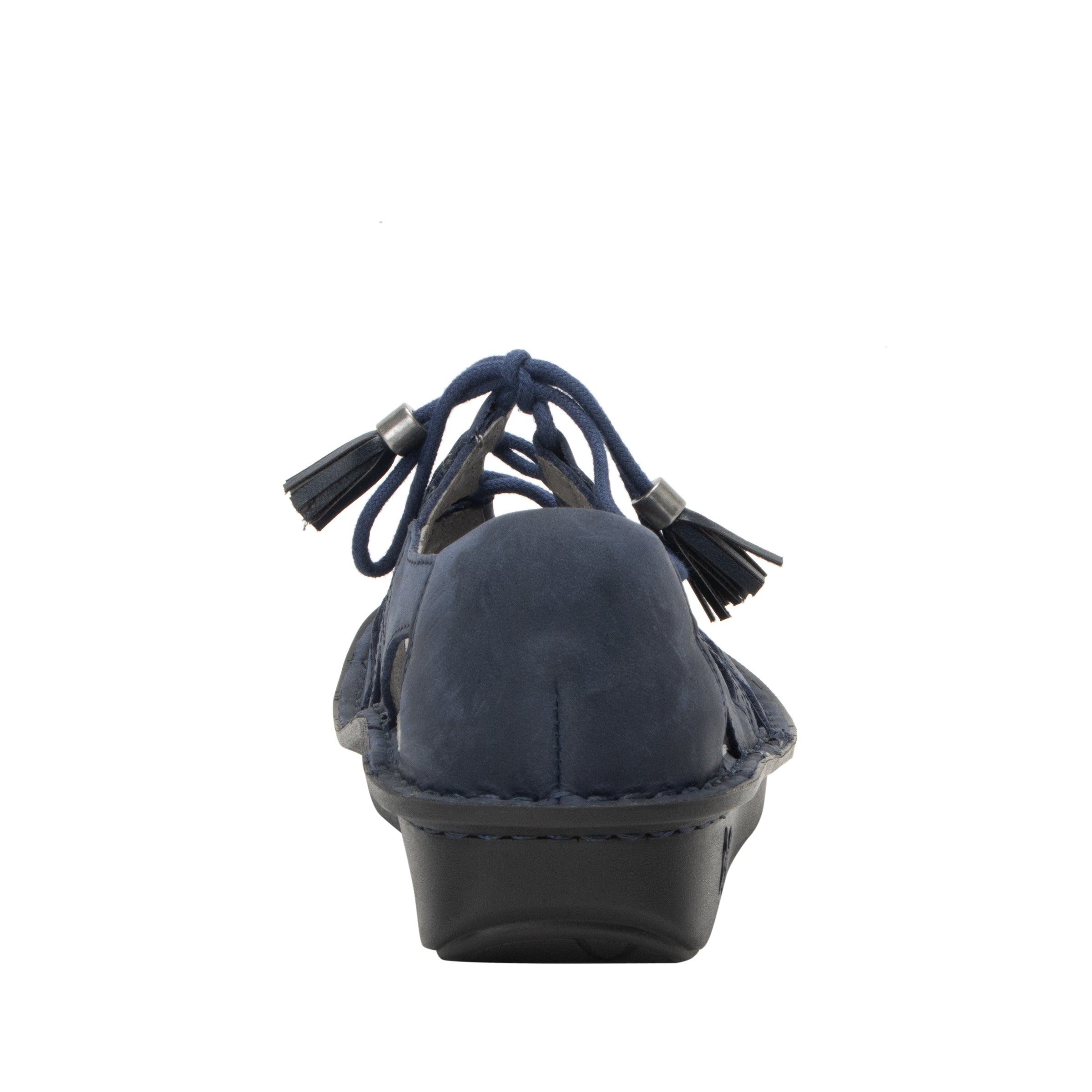 Valerie Oiled Navy Sandal - Image 4