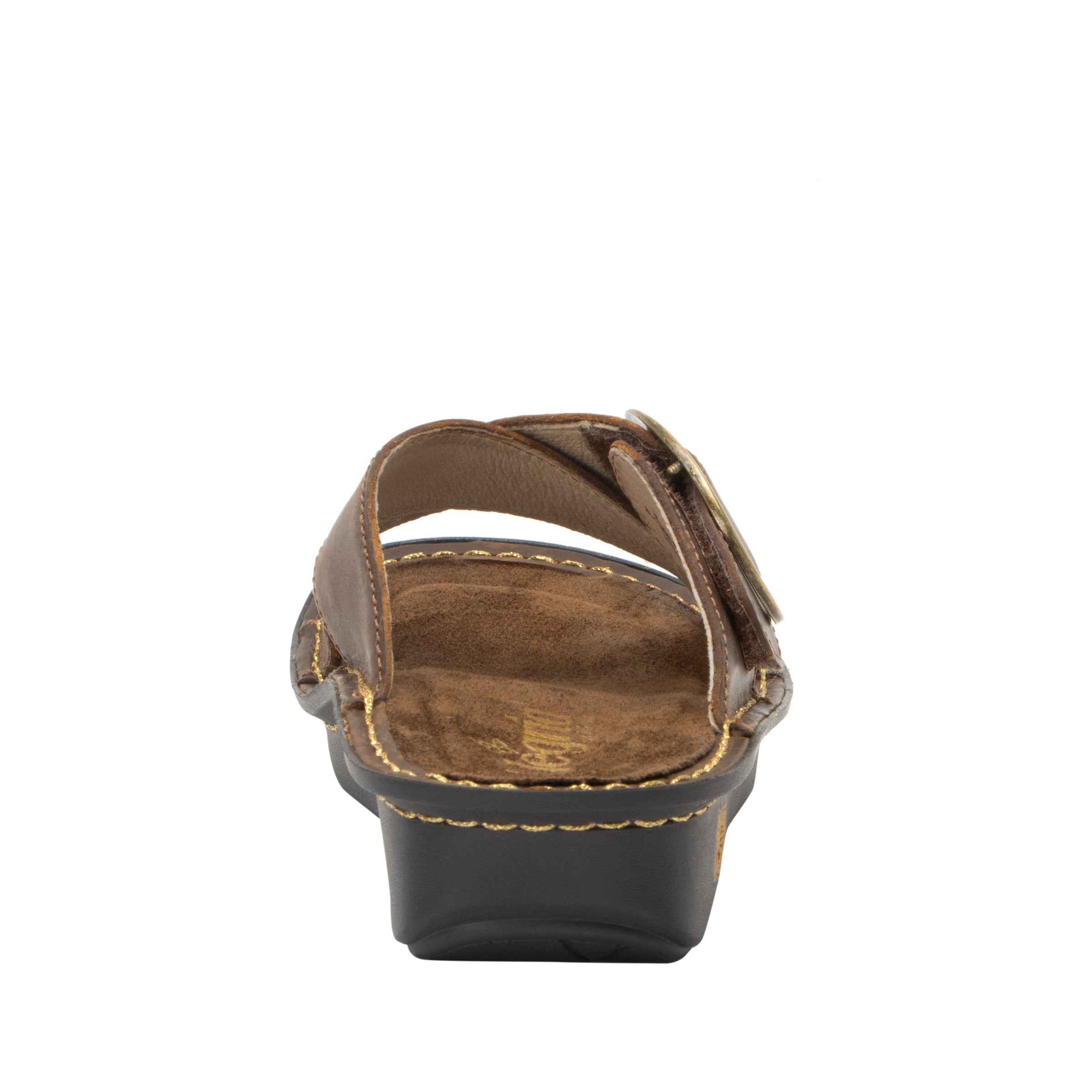 Vanya Oiled Brown Sandal - Image 4